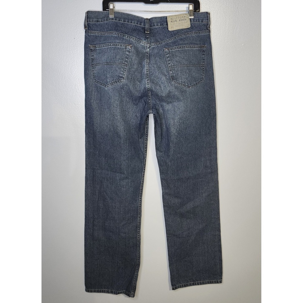 Tommy Hilfiger Mens Size 36x33 Straight Regular Tommy Jean Blue Cotton Tag 36x34